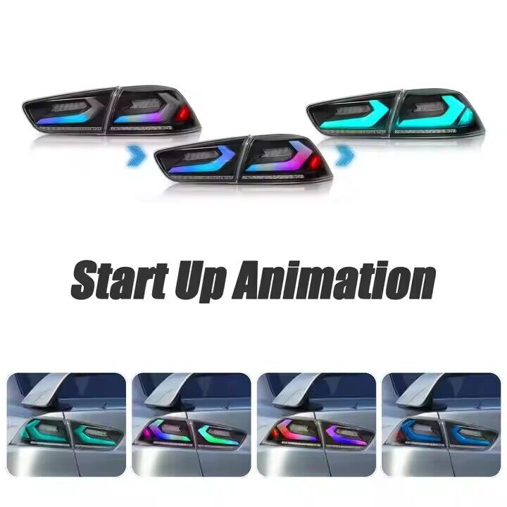 NTXGlow LED Tail Lights RGB/Plug N Play (2008-2018 Mitsubishi Lancer))