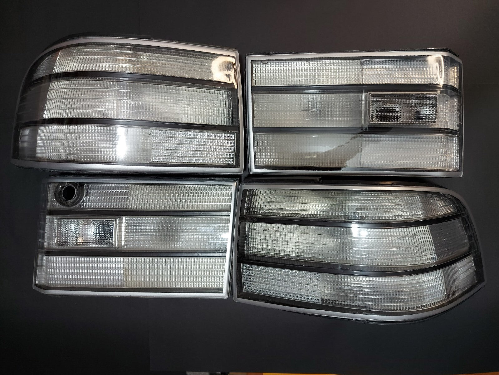 UCF10 11 セルシオ　クリアテール　クリア　ホワイト　テールライト 1990-1994 LEXUS LS400/CELSIOR UCF10 UCF11 CLEAR TAIL LIGHT LENSES