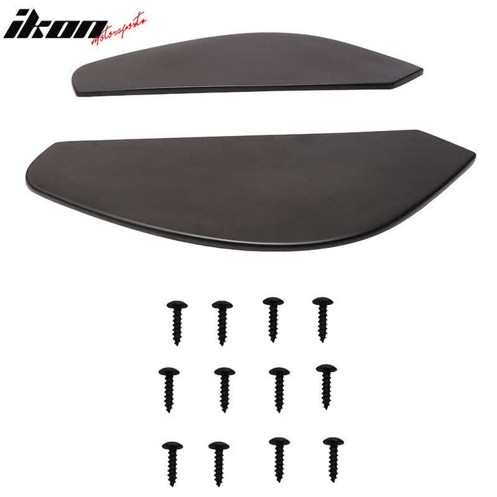 2012-2014 Chevrolet Sonic 4Dr Sedan 2 Piece Rear Bumper Lip Splitter