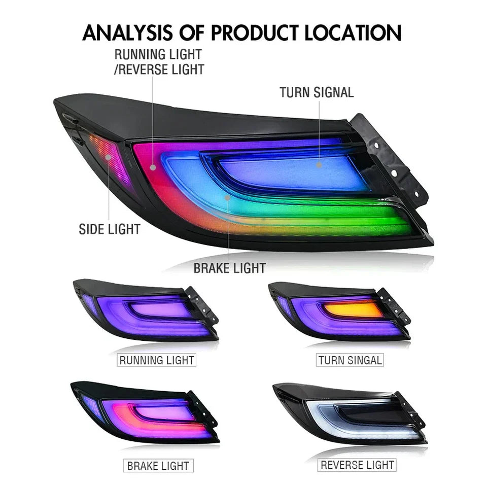 NTXGlow RGB LED Tail Lights (2021-25 Toyota GR86 & Subaru BRZ) - invoke concepts