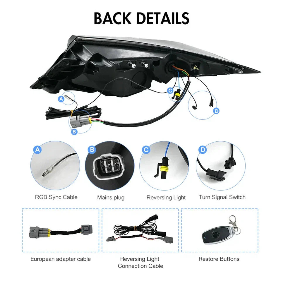 NTXGlow RGB LED Tail Lights (2021-25 Toyota GR86 & Subaru BRZ) - invoke concepts