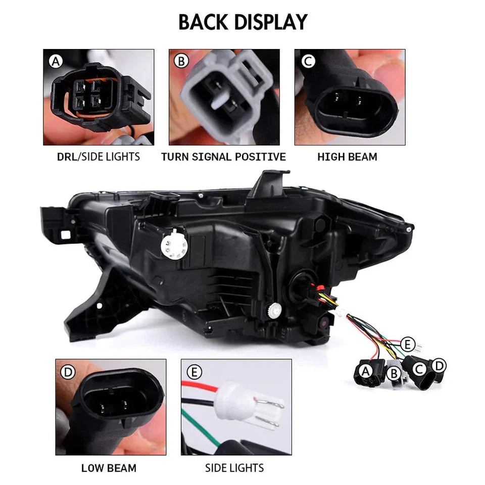 NTXGlow Triple Beam LED Headlights (2016-2022 Toyota Tacoma)