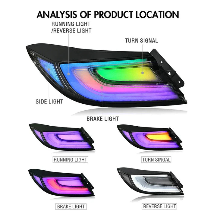 NTXGlow RGB LED Tail Lights (2021-25 Toyota GR86 & Subaru BRZ) - invoke concepts