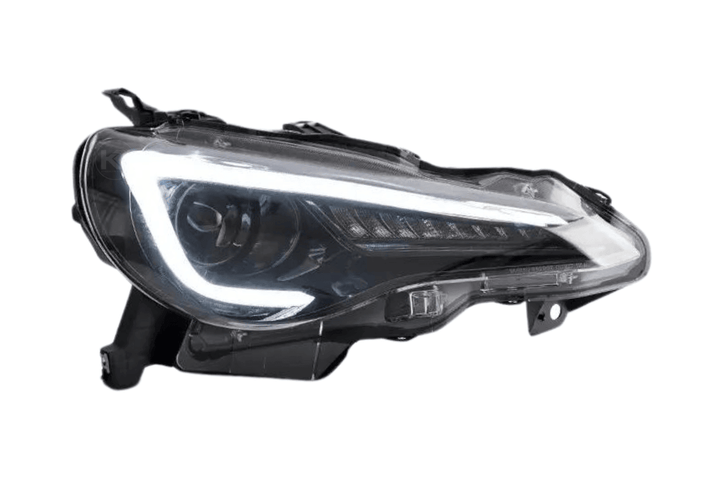 Scion FR-S Subaru BRZ Toyota GT86 1st Gen (ZN6/ZC6) Black Dual Beam Projector Headlights (2012-2021)