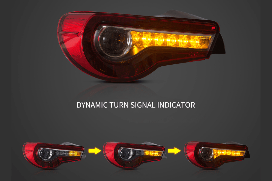 Scion FR-S Subaru BRZ Toyota GT86 1st Gen (ZN6/ZC6) LED Tail Lights Upgrade (2012-2021)