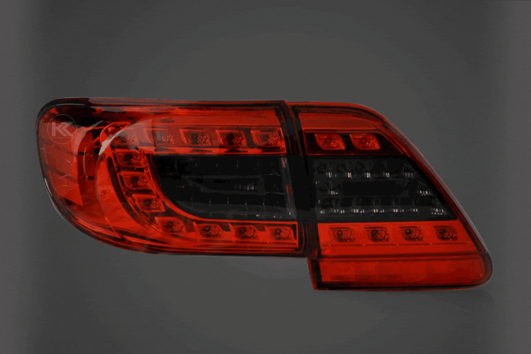 Toyota Corolla 10th Gen (E140 Wide-Body) Facelift LED Tail Lights (2011 - 2013)