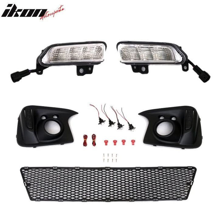 2015-2016Â Honda Fit GK5 Front Bumper Conversion Cover DRL Light PP