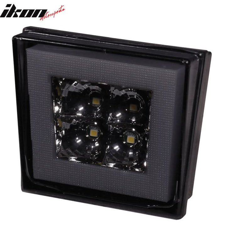 Universa Square Smoke LED Rear Tail Third 3RD Brake Lights
