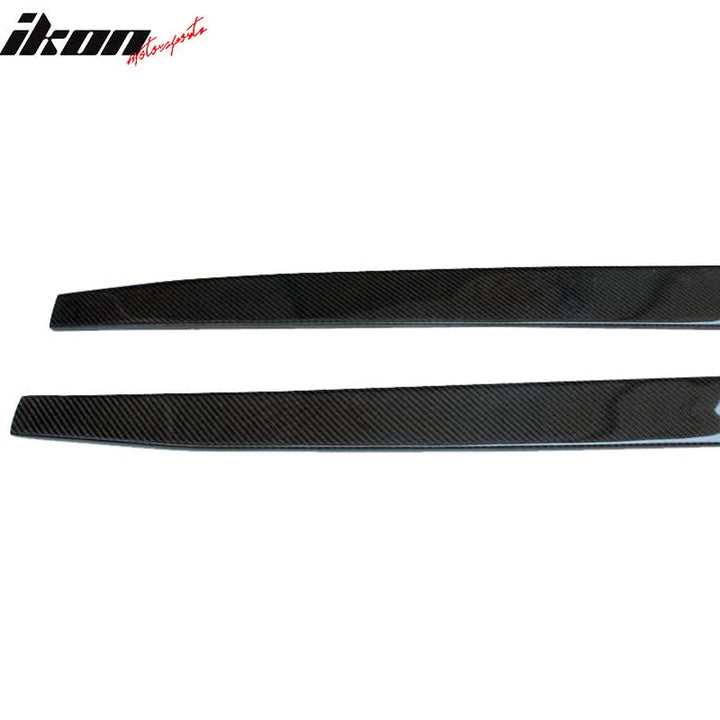 2014-2020 BMW 4 Series F32 CF Flat Bottom Line Side Skirt Extension