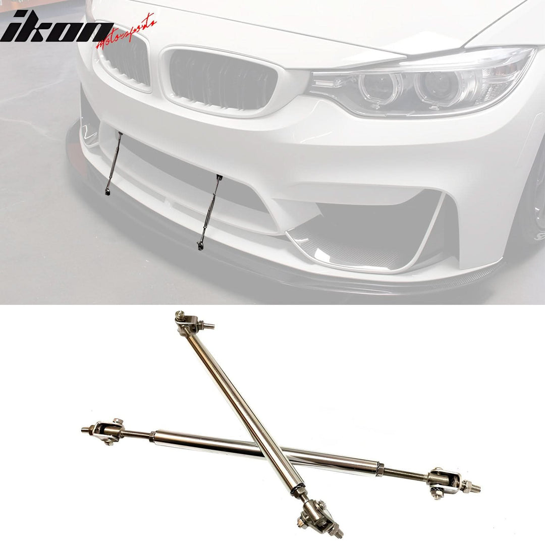 Universal Adjustable Splitter Rods Silver Stainless Steel 7-9 Inch