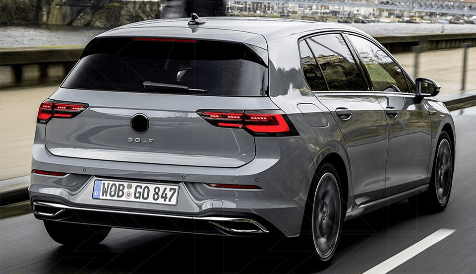 Volkswagen Golf 8 European Style LED Tail Lights 2020 - 2023
