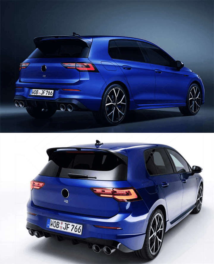 Volkswagen Golf 8 European Style LED Tail Lights 2020 - 2023