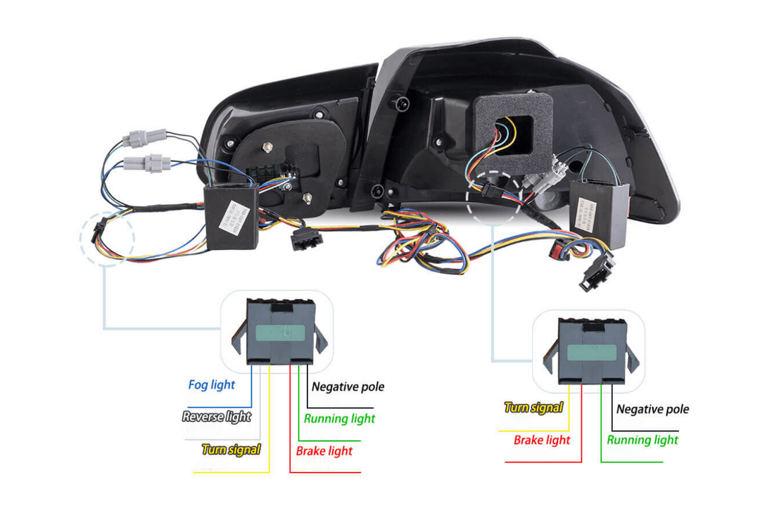 Volkswagen Golf MK6 Smoke and Red Dynamic Lighting OLED Taillights (2008 - 2014)
