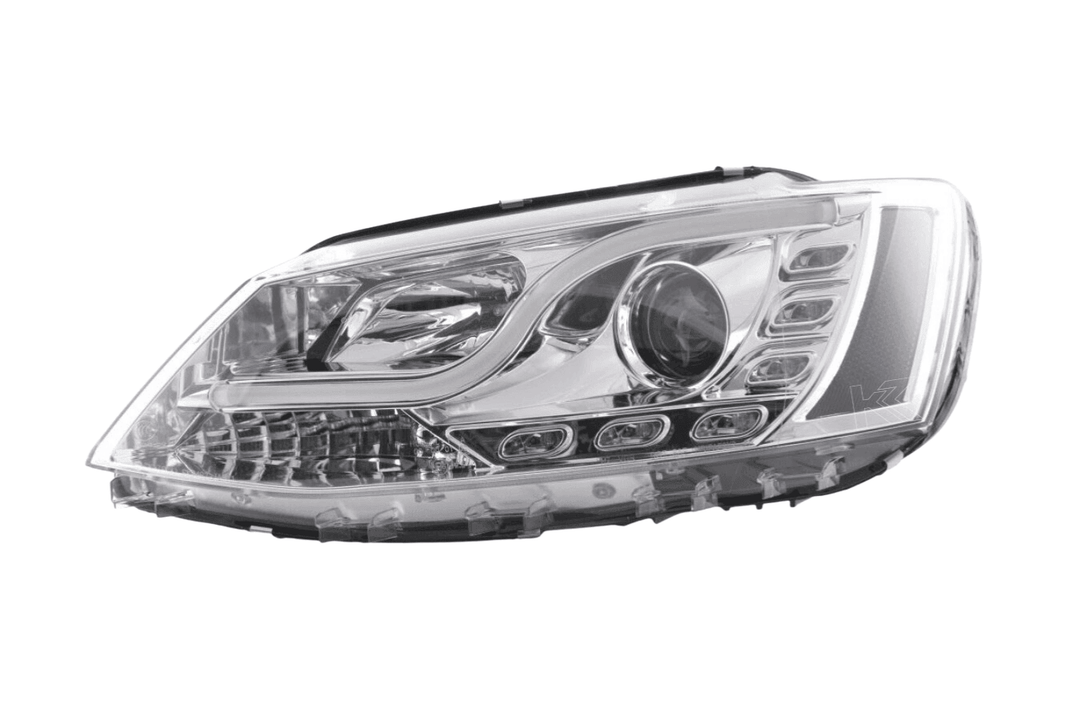 Volkswagen Jetta 6 Chrome LED Headlights with Daytime Running Lights (2011-2018)