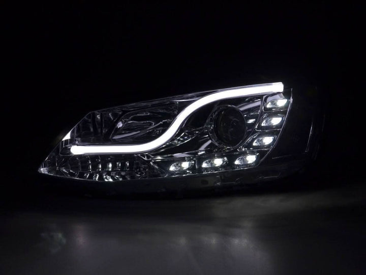 Volkswagen Jetta 6 Chrome LED Headlights with Daytime Running Lights (2011-2018)