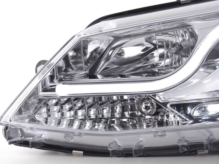 Volkswagen Jetta 6 Chrome LED Headlights with Daytime Running Lights (2011-2018)