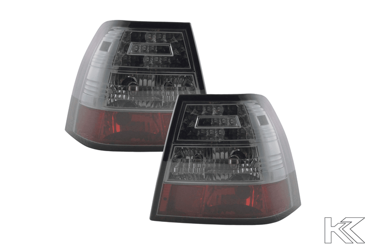 Volkswagen Jetta Mk4 (Bora) Type 1J Chrome Smoke LED Taillights Set (1998 - 2003)