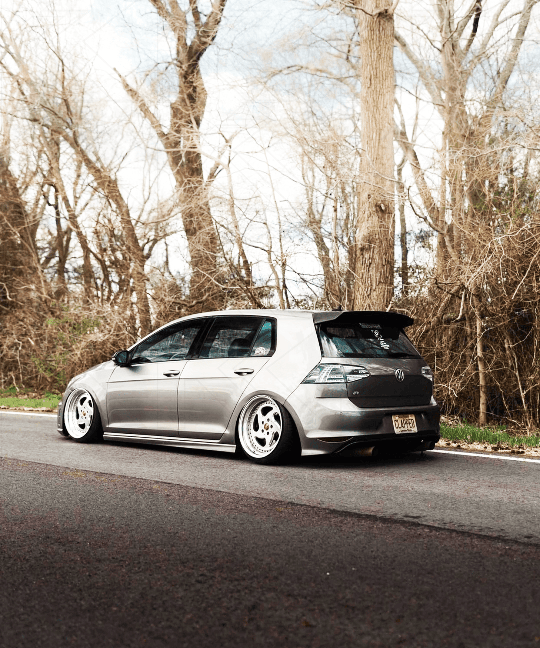 Volkswagen MK7 Golf/GTI/R - Clear/Black LED Tail Lights for Halogen Models (2012-2017)