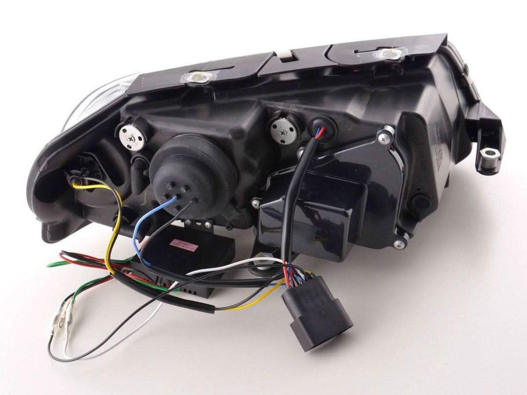 Volkswagen Passat (B5 / 3BG) Black LED Headlights with Daytime Running Lights (2000 - 2005)