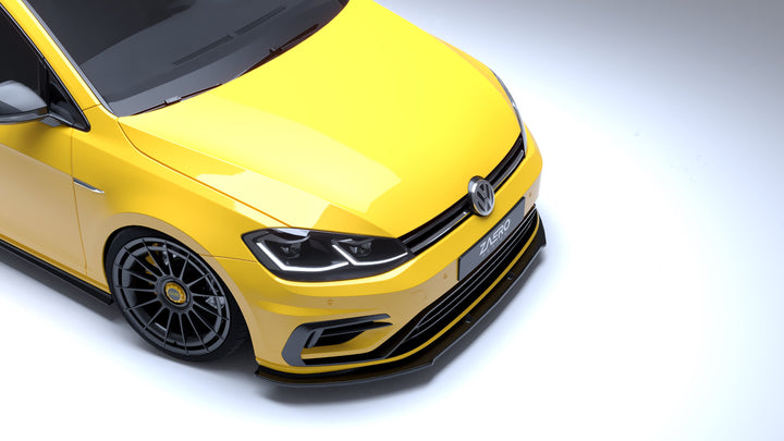 VW Golf R Mk7.5 EVO-1 Gloss Black Front Splitter