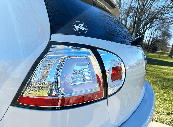 VW Golf 5 Mk5 Chrome Clear LED Tail Lights (2003-2008)