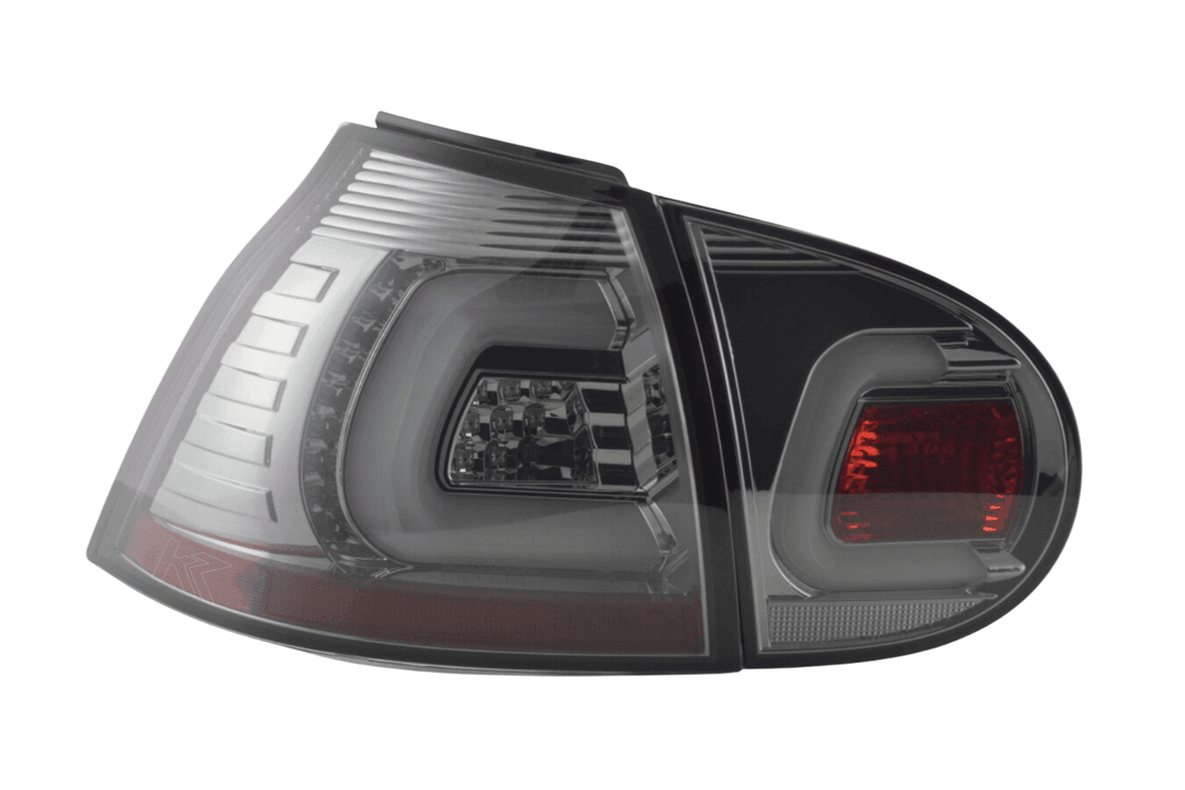 VW Golf 5 Mk5 Chrome Smoked LED Tail Lights (2003-2008)