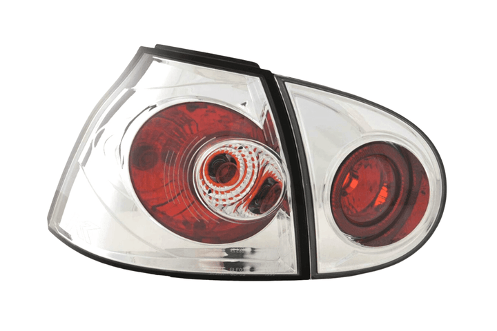 VW Golf 5 Mk5 OEM Style Chrome Tail Lights V2 (2003-2008)
