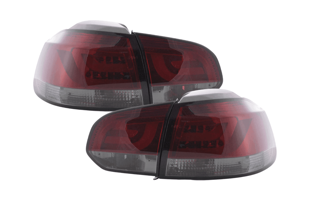 VW Golf Mk6 GTI LED Bar Red/Smoked Tail Lights V1 (2008-2014)