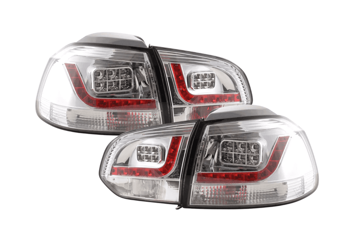 VW Golf Mk6 GTI LED Clear Tail Lights V2 (2008-2014)