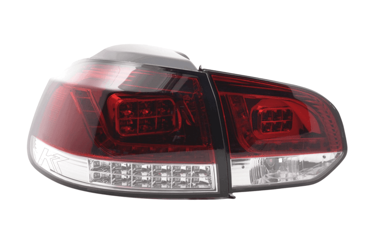 VW Golf Mk6 GTI LED Red Tail Lights V2 LED Indicators (2008-2014)