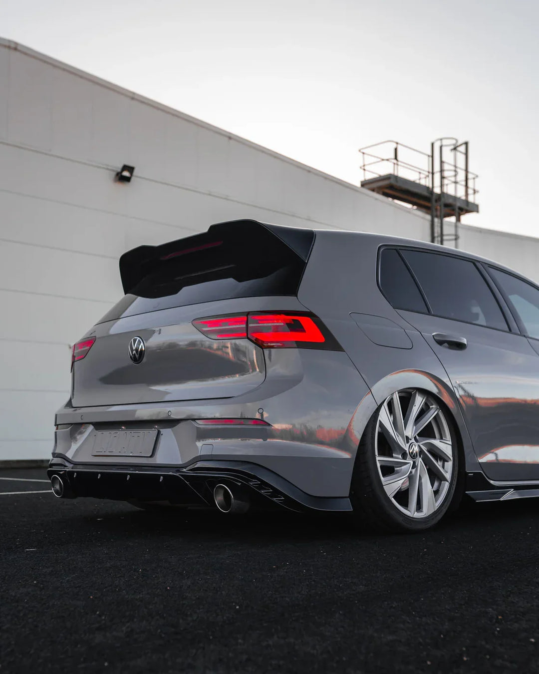 VW Golf Mk8 & Mk8.5 EVO-1 Gloss Black Rear Spoiler