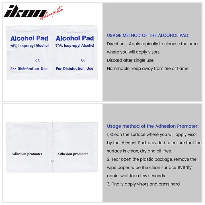 2013-2016 Mazda CX5 Slim Style Smoke Tinted Window Visors Acrylic 4Pc