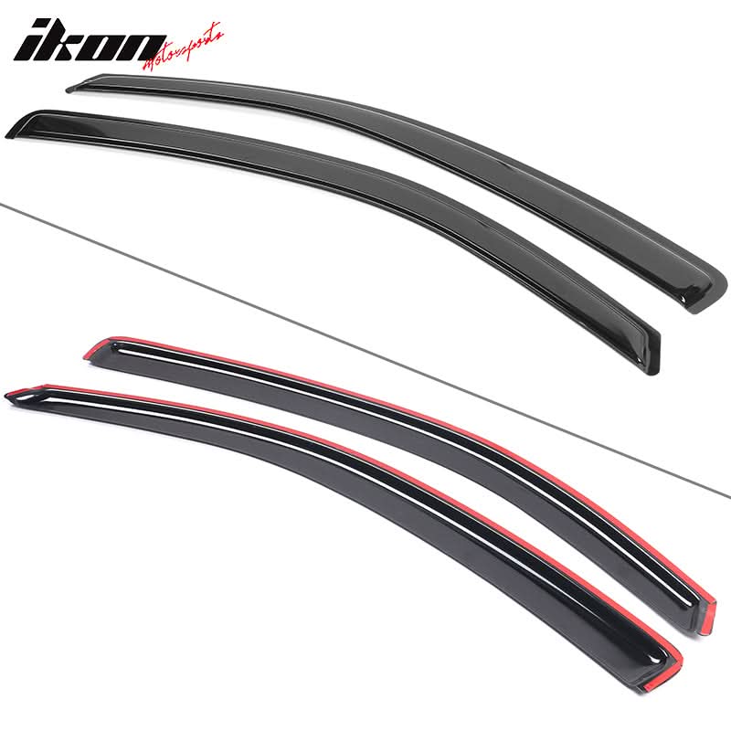 2005-2010 Chevy Cobalt Pontiac G5 Visor Windows Set Acrylic