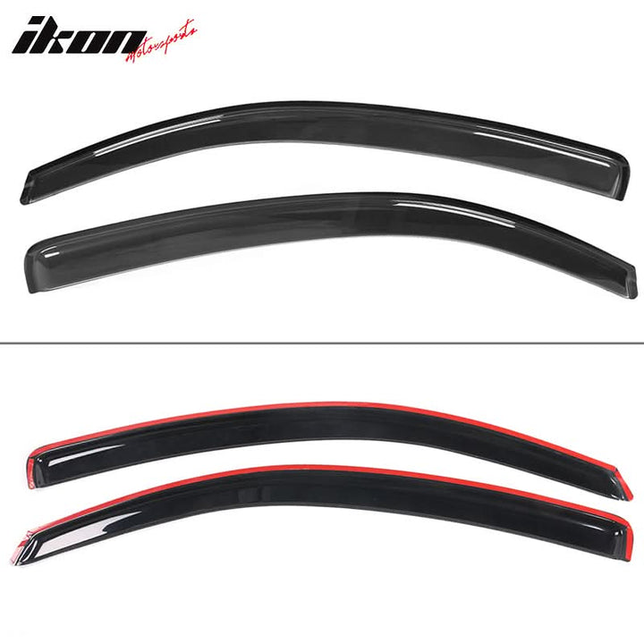 2005-2010 Chevy Cobalt Pontiac G5 Visor Windows Set Acrylic