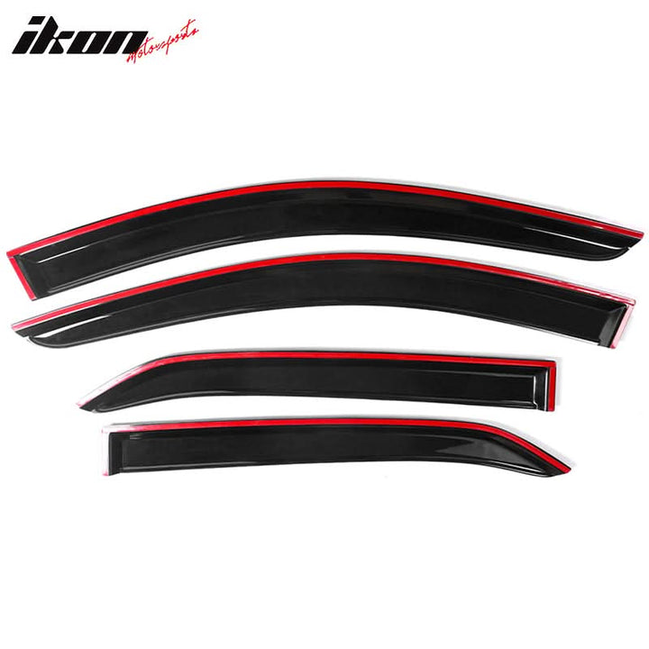 2018-2024 Chevrolet Equinox Acrylic Slim Style 4PC Window Visor Guard