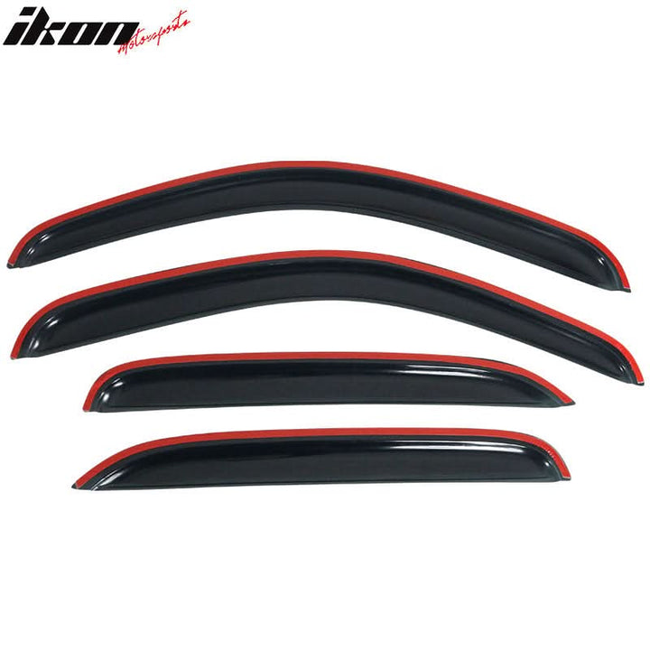 2007-2014 Chevy Tahoe GMC Yukon Visor Windows 4Pc Set Acrylic
