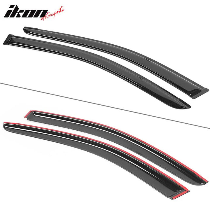 2008-2018 Grand Caravan &2008-2016 Chrysler Town&Country Window Visors