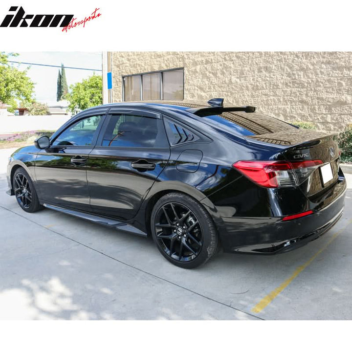 2022-2023 Honda Civic Sedan 4-Door Acrylic 4PC Tape On Window Visors