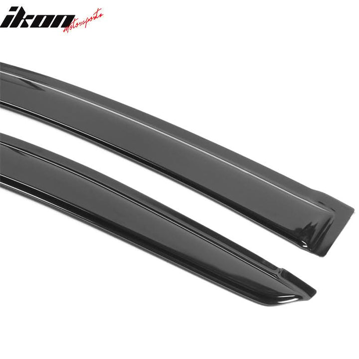 2011-2016 Honda CR-Z Acrylic 4PC Window Visors Tape On Rain Guard