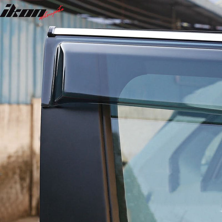 2019-2023 Toyota RAV4 Acrylic 4PC Window Visors Tape On Rain Guard