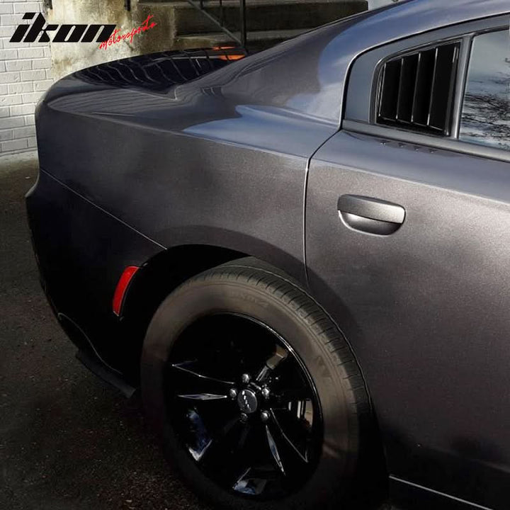 2011-2023 Dodge Charger V1 Side Window Scoop Louver CF Print