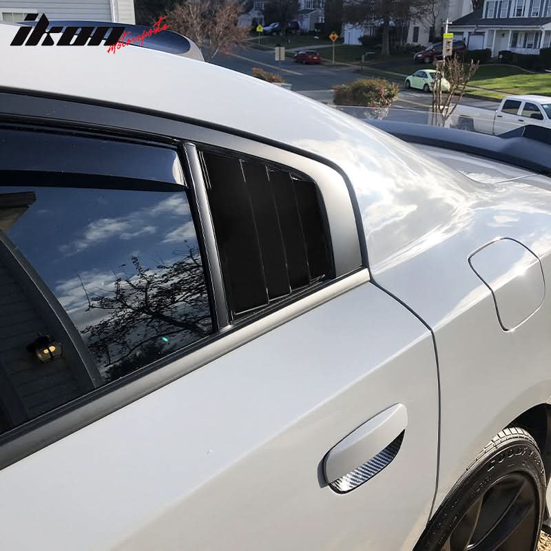 2011-2023 Dodge Charger V1 Side Window Scoop Louver CF Print