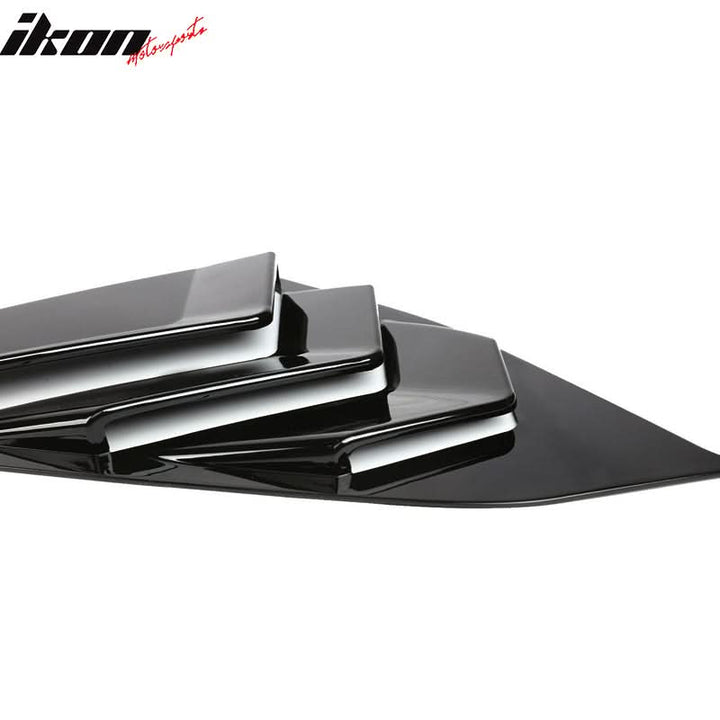 2018-2022 Honda Accord Sedan OE Style Gloss Black Window Scoop