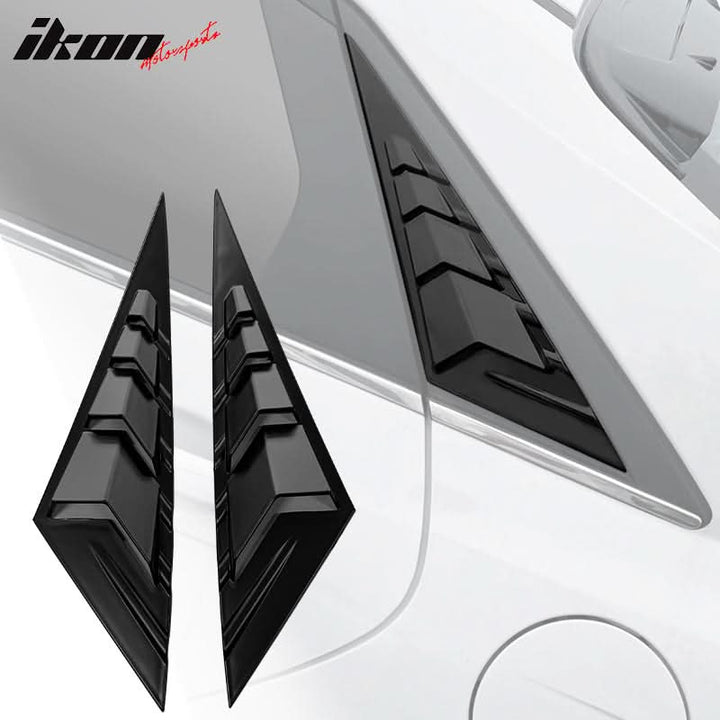 2021-2023 Hyundai Elantra 4DR 2PC Rear Side Vent Window Louver ABS