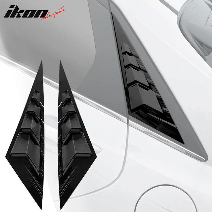 2021-2023 Hyundai Elantra 4DR 2PC Rear Side Vent Window Louver ABS