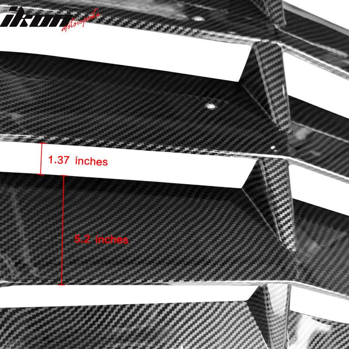 2016-2021 Honda Civic IKON Style Window Louver ABS