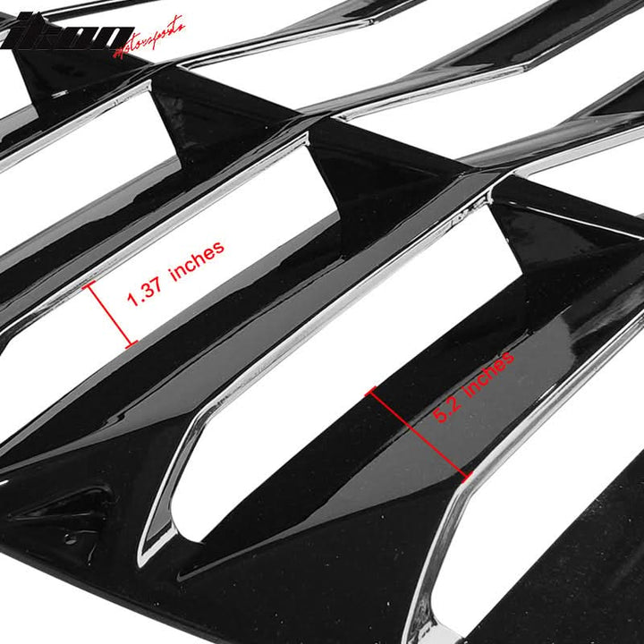 2016-2021 Honda Civic IKON Style Window Louver ABS