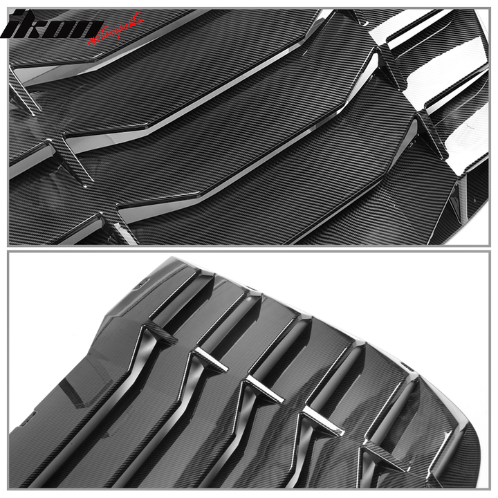 2009-2020 Nissan 370Z Coupe IKON Style Rear Window Scoop Louver Cover