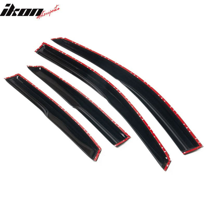 2000-2007 Ford Focus Mugen Style Smoke Tinted Window Visor Acrylic