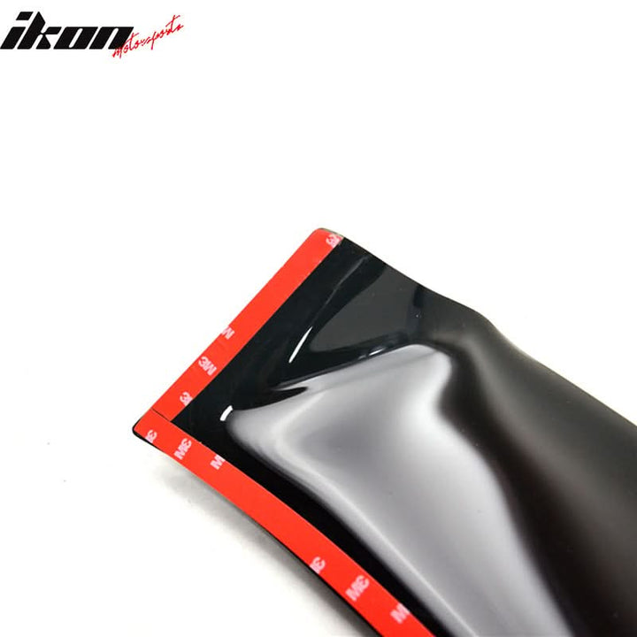 2012-2015Â Honda Civic 4Dr Black Rear Roof Window Spoiler Visor Acrylic